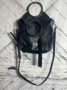 Sole Society Large Handbag Black Satchel Shoulder Bag Crossbody Strap Purse - Picture 1 of 8