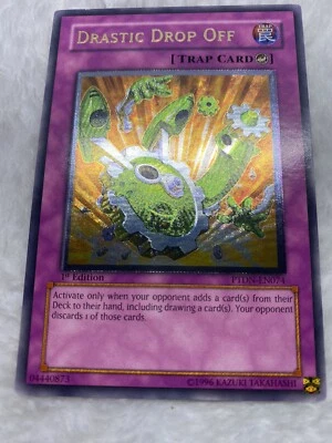 Yu-Gi-Oh! Drastic Drop Off Phantom Darkness PTDN-EN074 1st Ed Ultimate Rare MP - Image 1 of 4