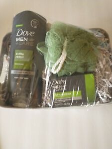 Dove Men's Gift Basket Extra Fresh Father's Day Body Wash Birthday All Occasions