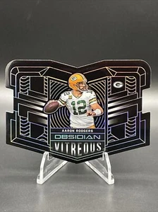2022 Obsidian Aaron Rodgers Vitreous Etch Orange Die Cut /50 Packers Jets - Picture 1 of 2