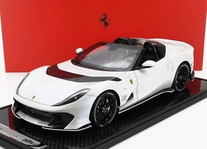 BBR-Models 1/12 Ferrari 812 Competizione A Spider N 16 2022 Matt White BBR1224CL - Picture 1 of 10