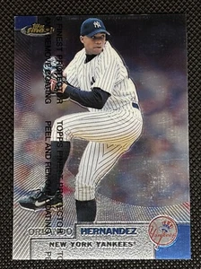 1999 Topps Finest - #65 Orlando Hernandez Lightly Played - Picture 1 of 2