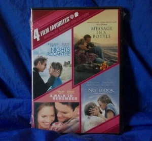 Nicholas Sparks Movie Collection x4 w/ The NOTEBOOK MESSAGE IN A BOTTLE - Picture 1 of 3