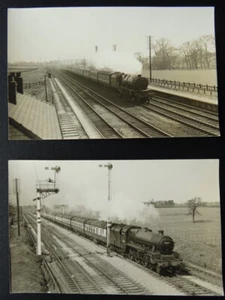 Cheshire Collection 2 x MINSHULL VERNON RAILWAY STATION c1954 RP Photocard - Picture 1 of 5