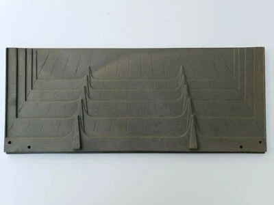 RICAMBIO DEVILLE PIASTRA POSTERIORE GHISA PER INSERTO A LEGNA P020180 - 550x230