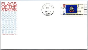 US FIRST DAY COVER 1976 BICENTENNIAL FLAGS OF THE STATES SERIES - IDAHO - Picture 1 of 2