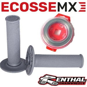 Empuñaduras universales de motocross Renthal compuesto mediano sin gofres con cable - Imagen 1 de 6