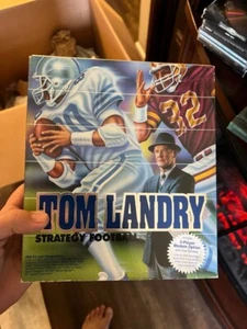 #0032 Tom Landry Strategy Football BIg Box IBM PC 5.25 1992 Merit Software - Picture 1 of 4