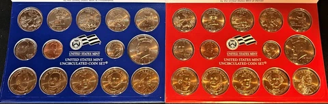 2008 DENVER & PHILADELPHIA US MINTS TWENTY 28 COIN SET UNCIRCULATED BOX/CASE/COA Cover
