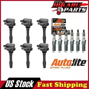 6x Autolite Spark Plug & 6x Ignition Coil for Ford F-150 Explorer Transit-150 - Picture 1 of 9
