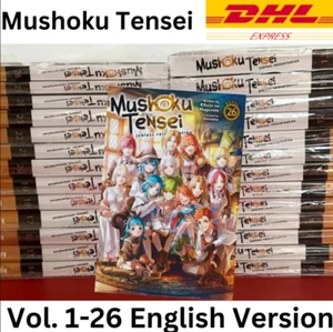 Mushoku Tensei Jobless Reincarnazione Light Novel Volume 1-26 Inglese DHL EXPRESS - Foto 1 di 36