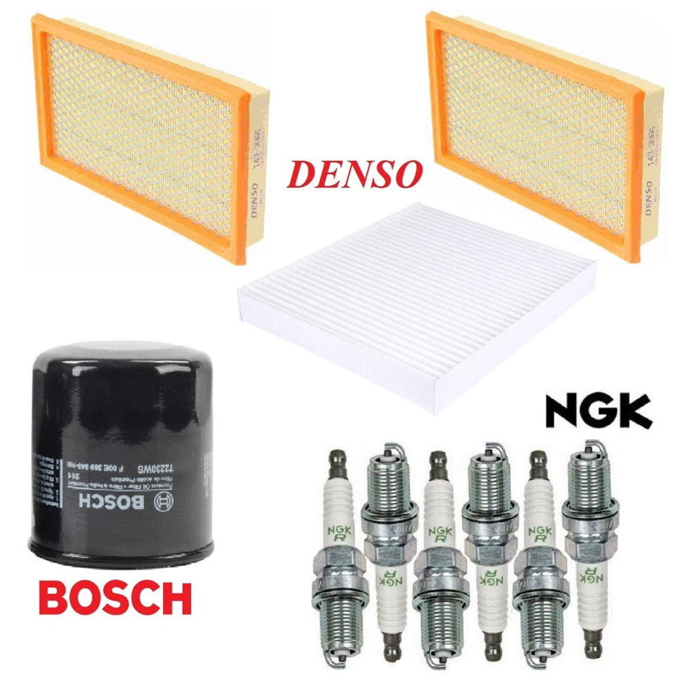 Kit de puesta a punto filtros de aceite cabina de aire bujías para Infiniti Q50 V6 3,5 L 2014-2018 Foto 1 de 1
