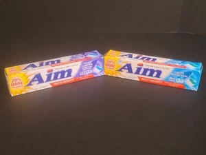 (LOT OF 2) AIM Multi-Benefit Tartar Control Mint Gel & Cavity Protection 5.5 oz. - Picture 1 of 3