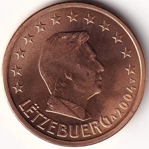 2 Cent Münze Luxemburg - 2004 - "Großherzog Henri I" - Picture 1 of 2