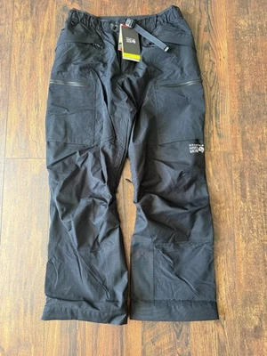 NEW Mountain Hardwear Men's First Tracks Pants Black Size Large - Image 1 of 2