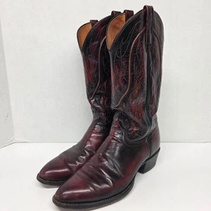 El Dorado Classic 14" Cowboy Western Stiefel Gr. 10,5 (B schmal) Dark Cherry USA - Bild 1 von 21