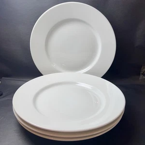 Set 4 Pottery Barn Great White Chop Plates Chargers XL Dinner VGUC (2 Set Avail) - Picture 1 of 4