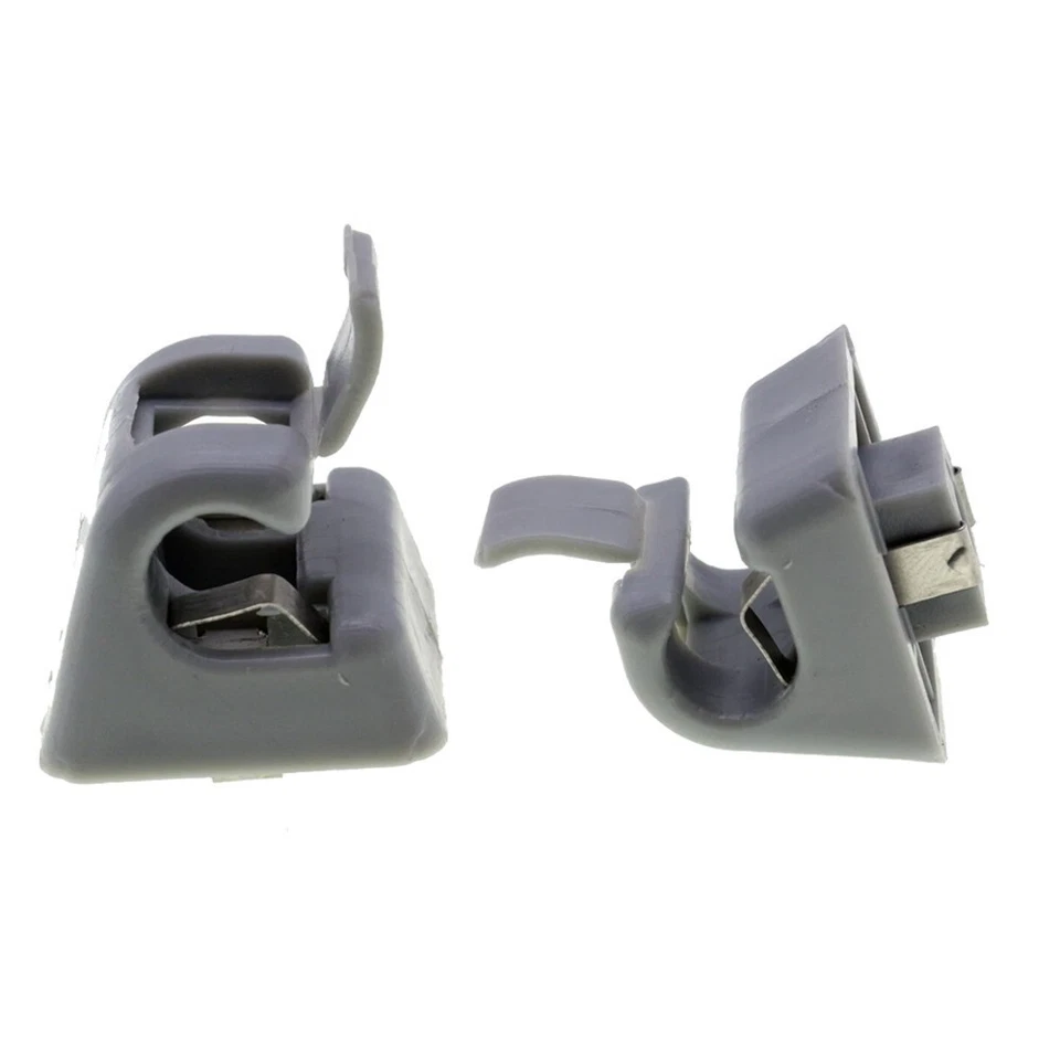 2x Sun Visor-Clips Holders For Mercedes W123 W124 W126 W140 Gray 12681000127101 — 第 1/4 张图片