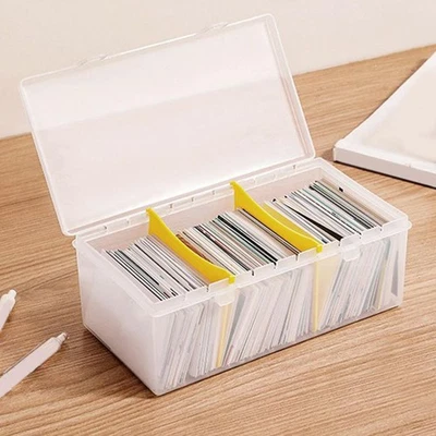 Trading Card Storage Box, Postcards Stickers Box, Sports Cards Holder Organizer, - Image 1 of 4