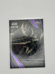 General Grievous - 2023 Topps Chrome Black Star Wars #46 Purple /125 - Picture 1 of 2