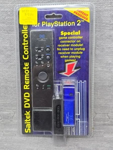 Saitek DVD Remote Controller For Sony PlayStation 2 Brand New/Sealed - Picture 1 of 4