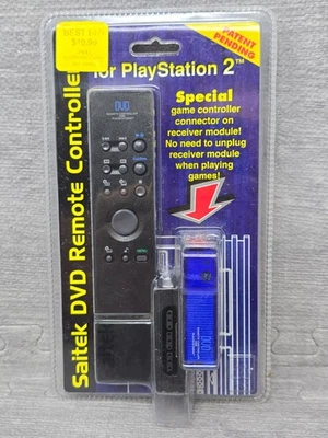 Saitek DVD Remote Controller For Sony PlayStation 2 Brand New/Sealed - Image 1 of 4
