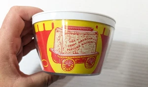 Gran máquina de palomitas de maíz americana promo vintage cuenco de plástico años 70 - Imagen 1 de 10