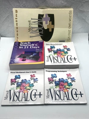 Microsoft Visual C++ Manuals + Pamplet - Image 1 of 2
