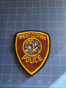 VINTAGE WEST COVINA POLICE SCHULTERAUFNÄHER, CALIFORNIA - Bild 1 von 2