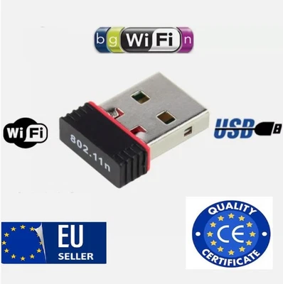 Adattatore wireless USB WiFi 150Mbps 802.11n/g/b 150M PC computer scheda LAN di rete - Immagine 1 di 4