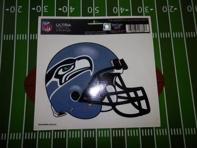 Seattle Seahawks 3 x 4 calcomanía adhesiva de ventana/calcomanía ultra Foto 1 de 4