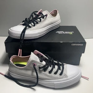 New Converse shoes Unisex Women 7/Men 5 CTAS II OX Mouse Color/white/icy pink - Picture 1 of 19