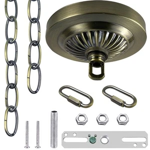 Leuchte Baldachin Kit, 5 Zoll Durchmesser und 6 Fuß Pendelleuchte Kette in... - Bild 1 von 5