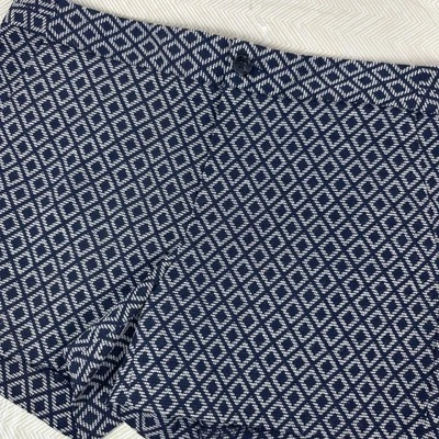 Pantalones Cortos Banana Republic Hampton Fit Azul Marino Geométricos Para Mujer 4 Entrepiernas 3.5" Foto 1 de 4