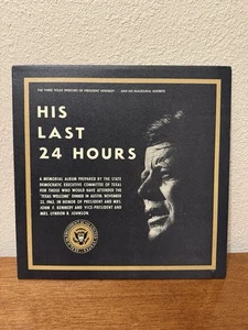 John F. Kennedy 1963 Memorial Album His Last 24 Hours, JFK, Texas Speeches - Picture 1 of 2