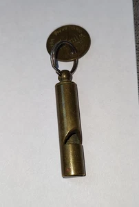 Vintage Massive Messing Pfeife The Whistler Made In USA - Bild 1 von 5