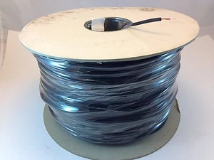 1 CARRETE - 1000FT - CABLE ÚNICO BLINDADO DE COBRE TRENZADO FLEXIBLE # Z61-1100BLK - Imagen 1 de 2