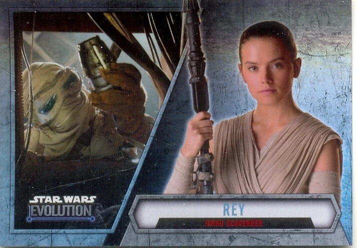 2016 Star Wars Evolution Silver Parallel Card 90 - REY - Image 1 of 1