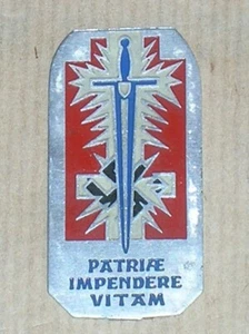 RARE MEDAILLE CROIX DE LORRAINE EPEE / PATRIAE IMPENDERE VITAM / BON ETAT - Imagen 1 de 1