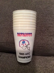 Patriots Rare Throwback Vintage Old Logo Mcdonalds Cup 1985 Champions Cup - Bild 1 von 4