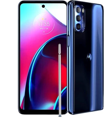 Motorola Moto G Stylus 5G (2022) Unlocked 4GB RAM 128GB ROM 50MP - Blue Phone - Immagine 1 di 4