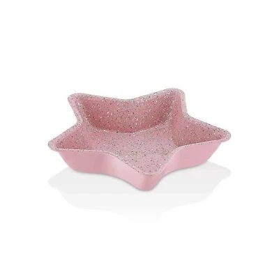 Korkmaz Torta Mini 2er Set Backform mit Granitbeschichtung - Sternförmig in Rosa - Bild 1 von 2