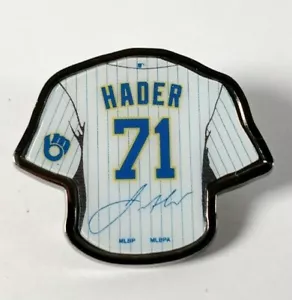 Milwaukee Brewers Hat Lapel Pin MLB Josh Hader Uniform 2013 - Picture 1 of 3