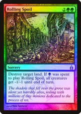 Rolling Spoil FOIL Ravnica: City of Guilds NM Green Uncommon MTG CARD ABUGames
