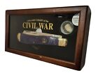 2011 Rough Rider  150th Anniversary of the Civil War 2 Blade Knife & Wood Case