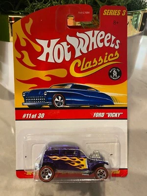 Hot Wheels Classici Serie 3 #11 Ford "Vicky" Bronzo Con RL5SPs - Immagine 1 di 2