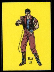 DOUBLE DRAGON BILLY LEE 1989 Topps Nintendo Sticker #7 NM C4