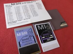 KORG M3R Card Set RSC-7S SYNTH 2  includes M1 MSC-07 & M3R RPC-07 Cards F/S