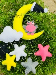 baby crib/cot mobile nursery decor wallhanging handmade 3D decoration cuna móvil - Picture 1 of 2