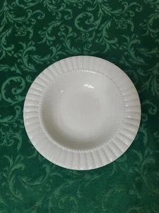 RETRONEU Let’s Eat Shell White Rimmed 8 3/4" Soup Bowl GUC - Picture 1 of 4